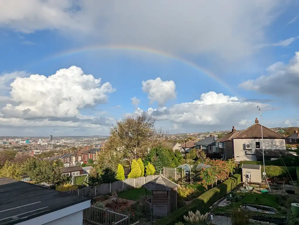 Rainbow over Sheffield